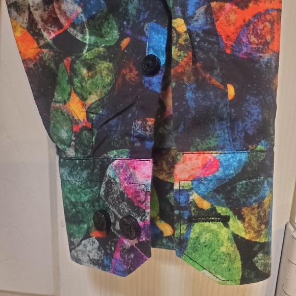 Jared Lang Multicolor Button Down Shirt Large - Picture 9 of 11